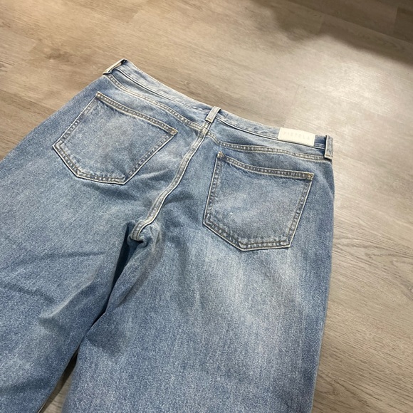 Pistola Hendrix apprentice distressed high rise baggy wide leg jeans 31 - Picture 5 of 11